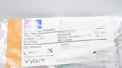 Vyaire 7700OAW Pediatric Emergency System Orange Oxygen Delivery Module
